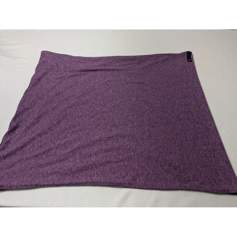 Lululemon Vinyasa Scarf Wrap Infinity Convertible Snap Purple Stripe 60" x 27"
